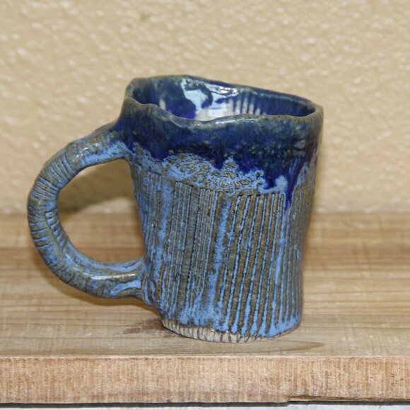 Beautiful Espresso Mug Hand Crafted Studio Pottery - Has Been Used as a Display - Picture 1 of 6